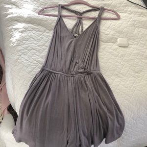 Gray romper
